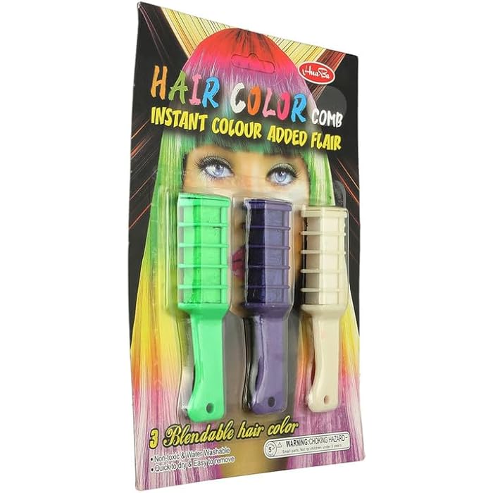 Hair Color 3 Colors For Girls - Multicolor 15069 - Image 2